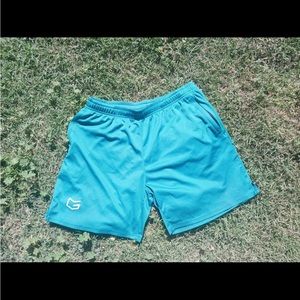 Green Athletic Shorts Size 2X-Large